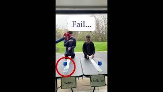 8 sec. FAIL… Water Challenge -88keys to Cure #Shorts