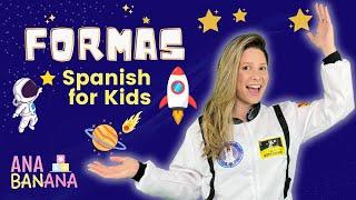 Aprende las Formas en Español con Ana Banana, Baby and Toddler Learning Video, Spanish for kids