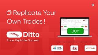  Trading 4 Brokers at a time | ️ 1Cliq Ditto Live testing