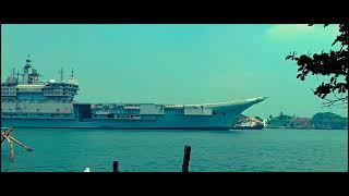 INS Vikrant entering Kochi Harbour