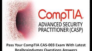 CompTIA CASP CAS-003 Braindumps Question Answers