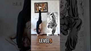 Anime/manga training from level 1 to level 8 #anime #training #workout #motivation