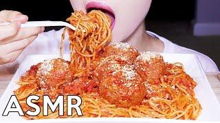 ASMR MEATBALL SPAGHETTI (BIG BITES) 미트볼 스파게티리얼사운드 먹방