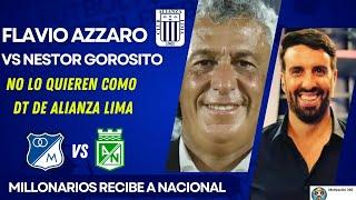 Flavio Azzaro critica labor de Nestor Gorosito | Millonarios recibe al Atletico Nacional la previa