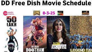 DD Free Dish Hindi Movie Schedule 8 March 2025 || DD Free Dish New Update 8 March 2025