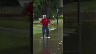 Flash flooding hit Ladue and Glendale Thursday morning. #stlwx #stl #flashflooding #short