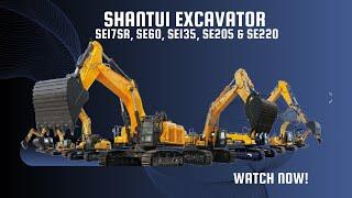 VIO | SHANTUI EXCAVATORS Showcase: SE17SR, SE60, SE135, SE205 & SE220