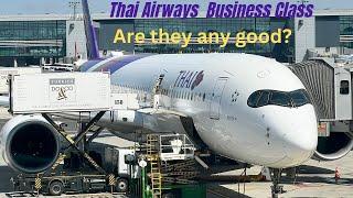 Thai Airways Business Class A350. Are they any good? #travel #thailand