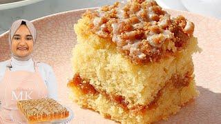 The fluffiest, softest COFFEE CAKE recipe I've ever had (with crunchy streusel topping!)