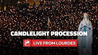 LIVE from Lourdes | Holy Rosary & Candlelight Procession | February 10th, 2024