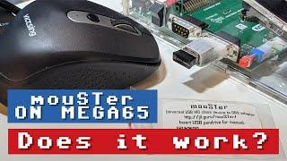 The Retrohax.net mouSTer on the MEGA65. Can it replace a 1351 Mouse?