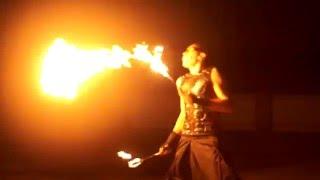 Fire show на свадьбе. Речица