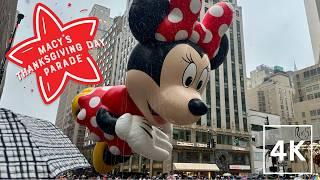 Unforgettable Rainy Macy’s Thanksgiving Parade 2024 ️ NYC Giant Balloons Like Never Before in 4K!