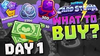 DAY 1 (BLOONS CARD STORM) You should...