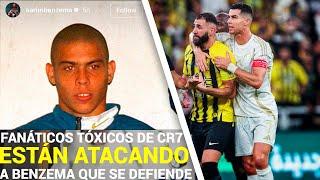 Bomba!! Benzema SE DEFIENDE de los FANATICOS TOXICOS de Cr7 y VUELVE A DESTROZAR a Cristiano Ronaldo