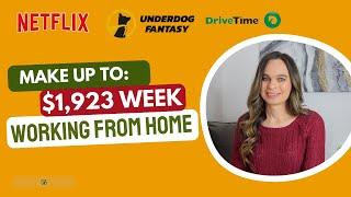 Enter & Track Game Data, Process Payments, NETFLIX + More Work From Home Jobs | $720 - $1,923 Week