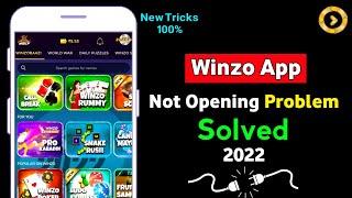 Winzo Gold Not Opening Problem || How to fix winzo gold is not open problem solution kare 2022 ||