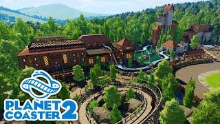 Planet Coaster 2 - Viking Flume Ride - Primrose Forest Episode 3