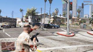 GTA V [R.D.E. 4.0.4] - Ballas Gang War + 10 Star Escape