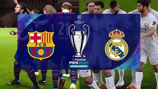 [PS4] PES 2021 UEFA Champions League Final (FC Barcelona vs Real Madrid Gameplay)