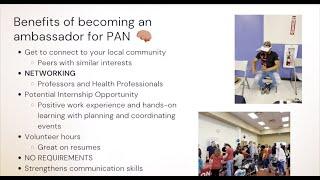 Precision Aging Network Student Ambassador Program - PANSAP #appliedlearning #experientiallearning