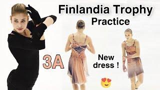 Kostornaia and Valieva preparing for Finlandia Trophy 2021 ! new dress for Kamila, 3A and Quads