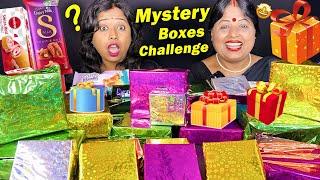 MYSTERY BOXES CHALLENGE INDIAN EATING SHOW