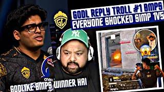 BMPS GodL Reply Troll - Shocking Reaction Simp 1v5  Goldy Bhai Reacts