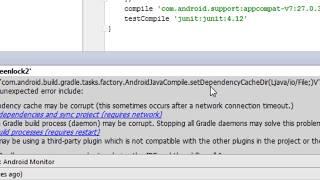 حلول الغرادل Gradle  android error: Re-download dependencies and sync project