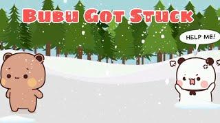 Bubu Got STUCK In SNOW ️ (Part-2) |Peach Goma| |Bubu Dudu| |Panda Bear| |Sugar Brownie|