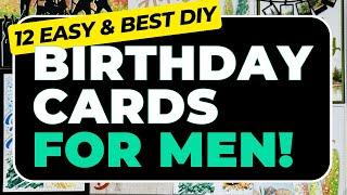 Creative MASCULINE BIRTHDAY CARD Ideas | Unique Die Cuts & DIY Crafting Tips for Men's Cards