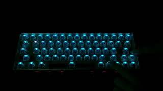 Keycool USB Bluetooth Gaming Keyboard 64 Keys Blue Axis Mechanical Keyboard