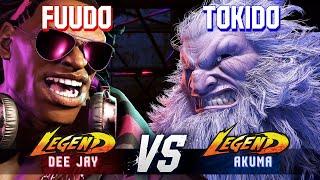 SF6 ▰ FUUDO (Dee Jay) vs TOKIDO (Akuma) ▰ High Level Gameplay