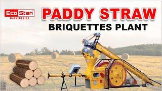 ECOSTAN® | Paddy Straw Briquetting Plant