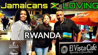 Jamaicans  Link Up & LOVING Rwanda  @ The El Vista & Impala Restaurant.