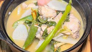 Chicken sinigang sa sampalok