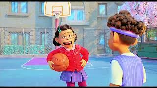 Pixar's Turning Red | Mei Plays Basketball With Tyler (New) Clip | Disney+ Turning Red 2022