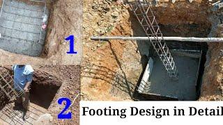 Design of footing | Footing design