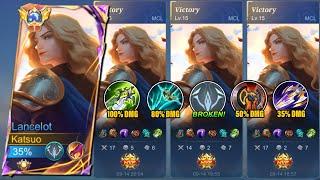 WHEN TOP SUPREME LANCELOT "NO SKIN" PLAY IN MCL WITH FULL DAMAGE BUILD! (Auto Champion?)