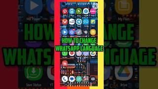 How to change WhatsApp language #ytshorts #whatsapp