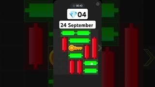 Key 04! 24September how to solve mini game PUZZLE in hamster Kombat (100%) !!24September mini game