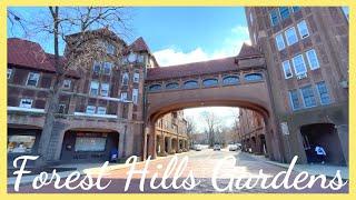 Walk With Us in Forest Hills Gardens, Queens [4K] | Walking NYC, New York