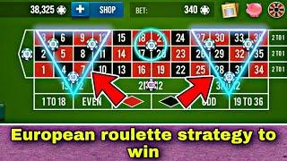 European roulette strategy to win