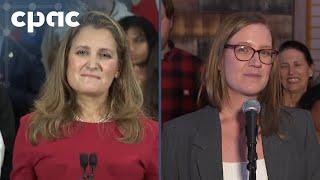 Chrystia Freeland and Karina Gould launch Liberal leadership bids – January 19, 2025