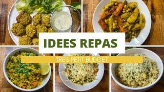 20€ par semaine : recettes faciles et très petit budget