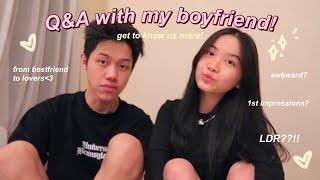 Q&A WITH MY BOYFRIEND || answering your questions!! get to know us more 