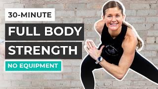 30-Minute Full Body Bodyweight Workout (No Equipment Strength)