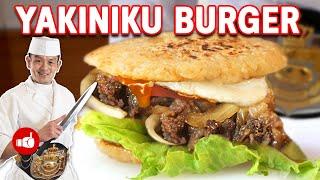 Make a JUICY Yakiniku Beef Burger at Home | Japanese Recipe