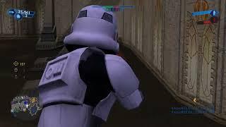 Star Wars Battlefront (2004) - Utapau: Sinkhole Six Way Battle gameplay (New Horizons Pack 2)