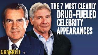 The  7 Most Clearly Drug-Fueled Celebrity Appearances - The Spit Take